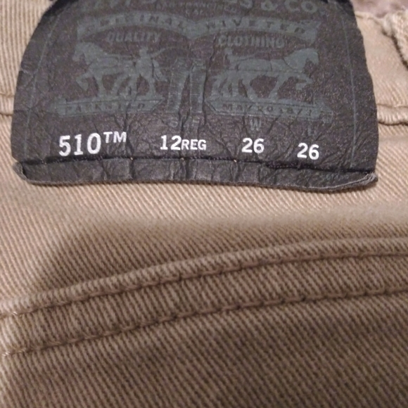 Levi's 510 Tan Skinny Jeans - Picture 4 of 6
